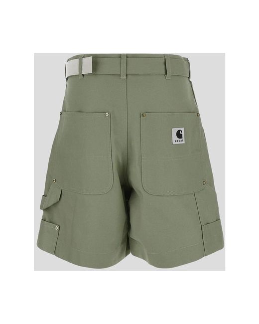 Shorts > short shorts Sacai en coloris Green