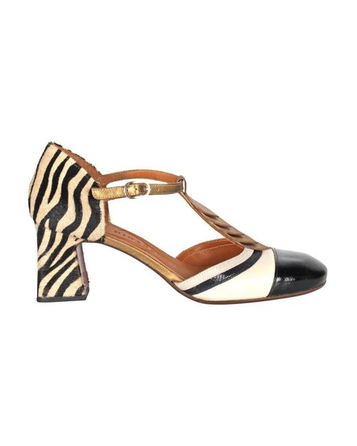 Chie Mihara Metallic High Heel Sandals
