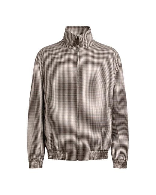 Etro Gray Bomber Jackets for men