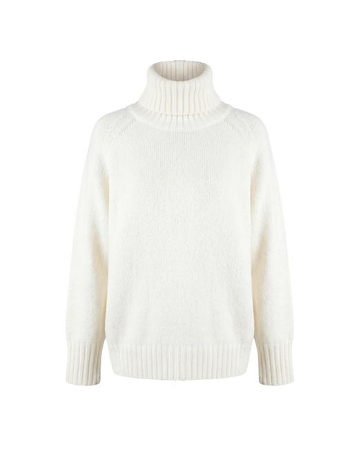 Moorer White Turtlenecks