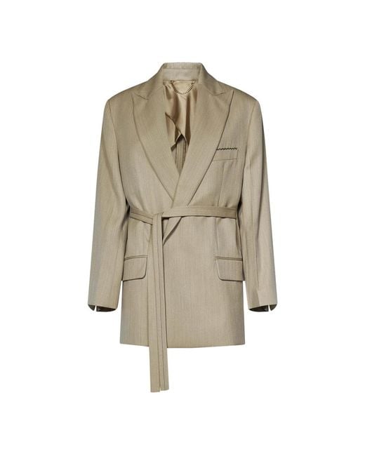 Victoria Beckham Natural Blazers