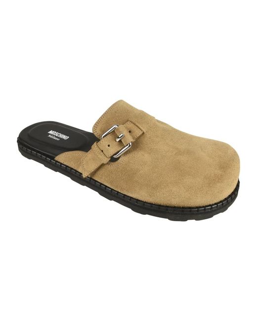 Moschino Brown Mules for men