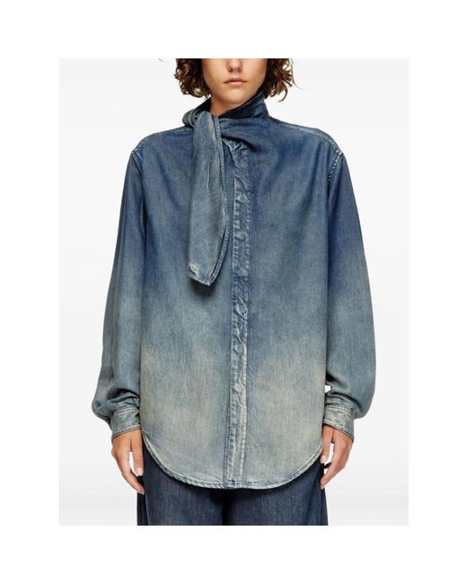 Denim Shirts DIESEL en coloris Blue