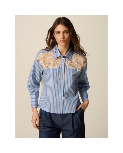 Shirts Oltre de color Blue