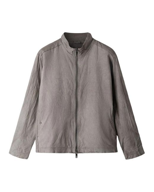 Leather Jackets Giorgio Brato pour homme en coloris Gray