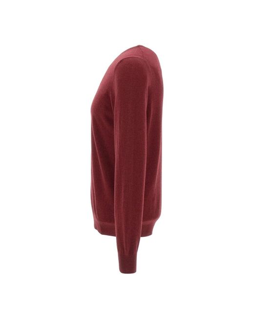 Gran Sasso Red Round-Neck Knitwear for men