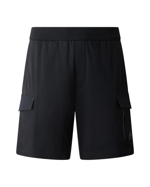 Moose Knuckles Black Casual Shorts for men