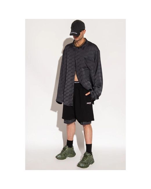 Casual Shorts Balenciaga de hombre de color Black
