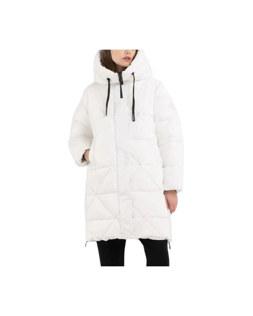 Replay White Down Jackets