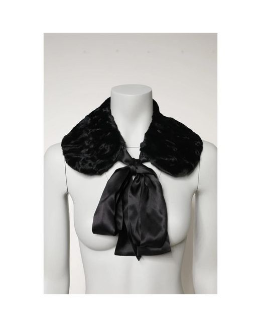 Dolce & Gabbana Black Winter Scarves