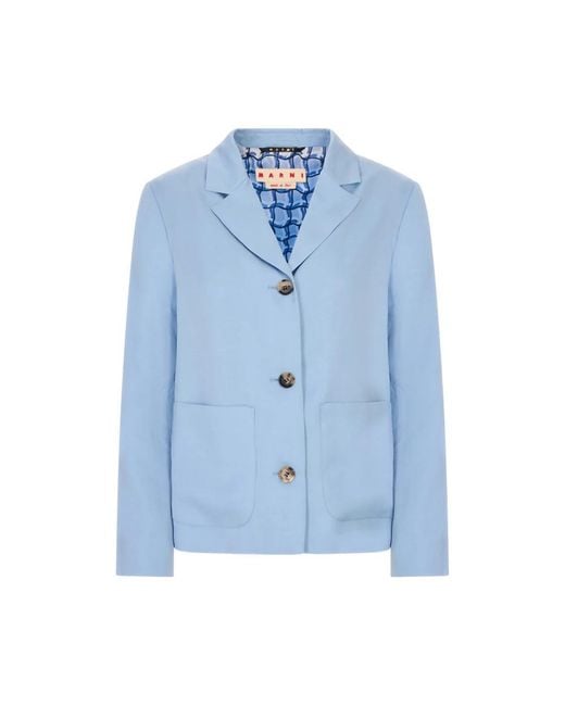 Marni Blue Blazers