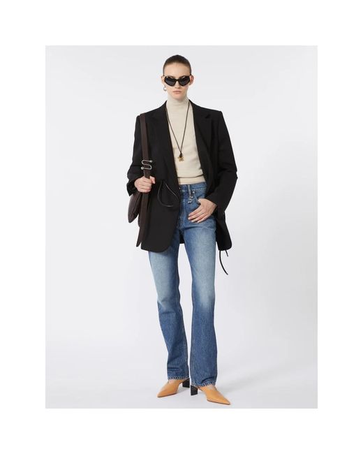 Sportmax Blue Straight Fit Jeans