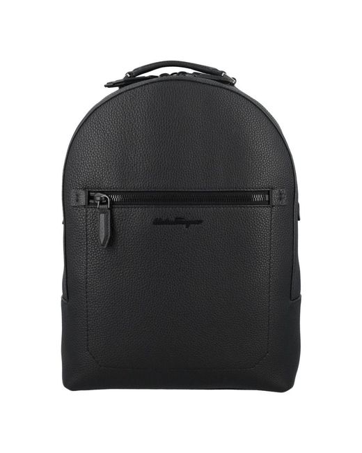 Ferragamo Black Backpacks for men