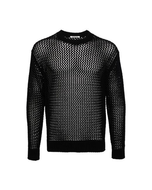 Sweaters di Auralee in Black da Uomo
