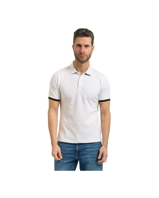 K-Way White Polo Shirts for men