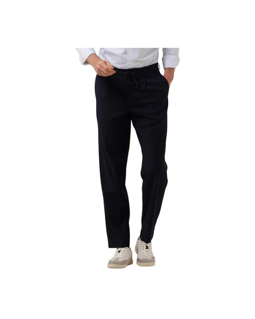 SELECTED Slim-Fit Trousers in het Blue voor heren