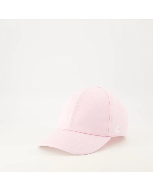 Courreges Pink Caps for men