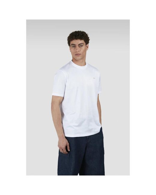 Paul & Shark Soft Cotton T-Shirt Mit 3-In-1-Technologie in White für Herren