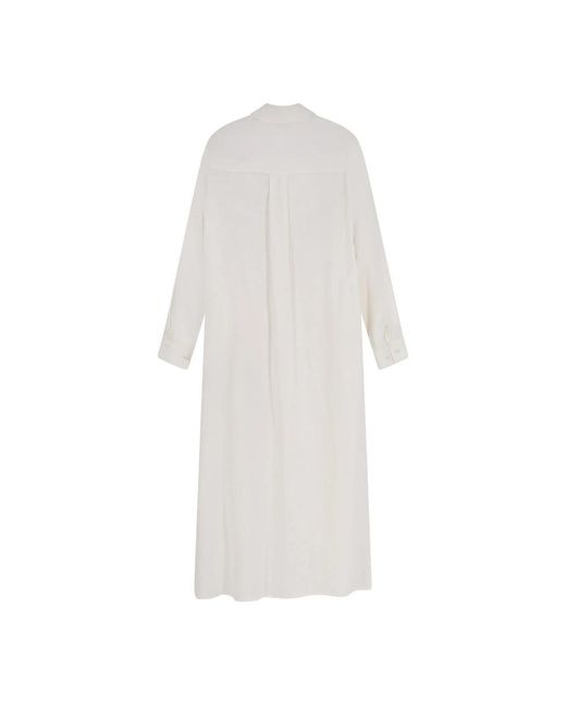 Hevò White Shirt Dresses