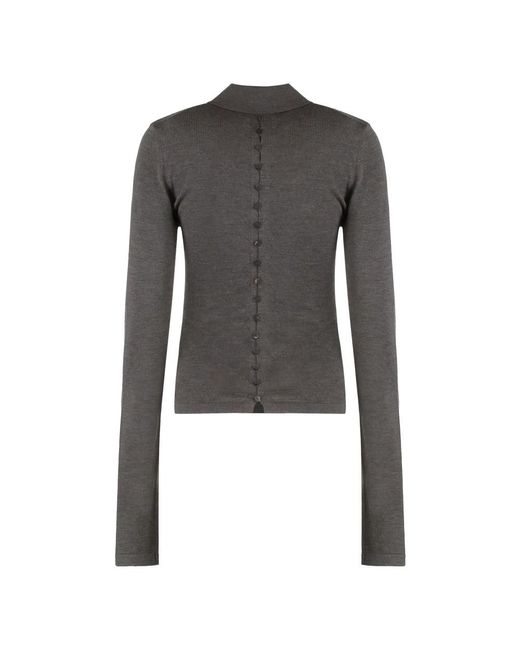 Round-Neck Knitwear Jacquemus en coloris Black