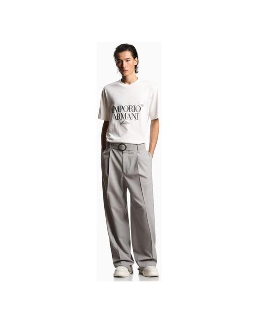Emporio Armani White T-Shirts for men