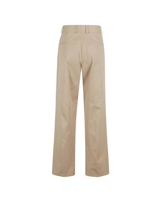 Filippa K Broeken ,Katoen Cotton Tailored Broeken in het Natural