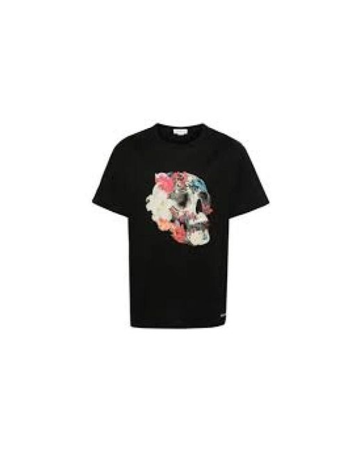 Alexander McQueen T-Shirts in het Black voor heren