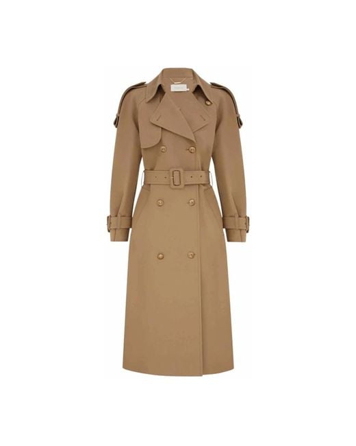 Zimmermann Trench Coats in het Natural