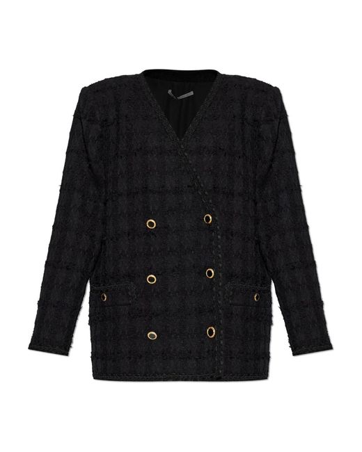 Alessandra Rich Black Tweed Jackets