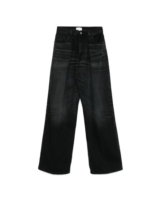Haikure Black Straight Fit Jeans