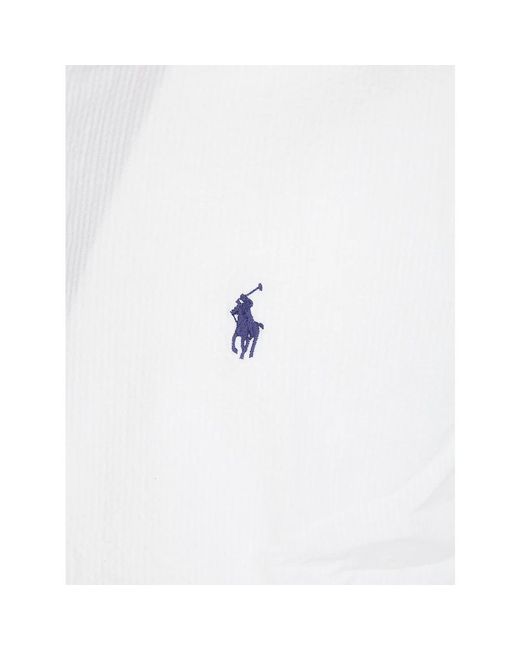 Ralph Lauren Sportliches langarmshirt in White für Herren