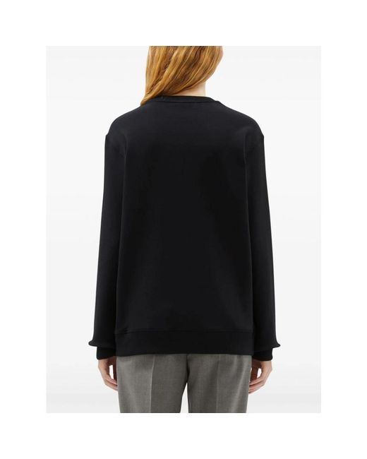 MSGM Hoodies & Sweatvesten ,Zwart ,Katoen 99C Sweatshirt in het Black