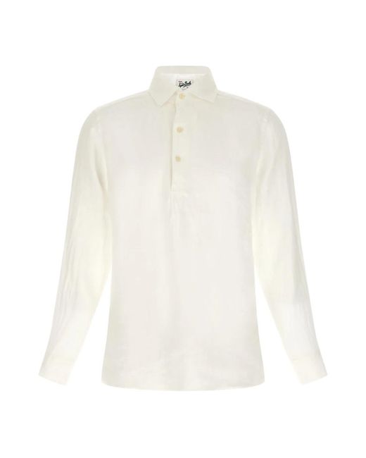 Mc2 Saint Barth White Casual Shirts for men