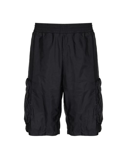 Casual Shorts Moncler de hombre de color Black