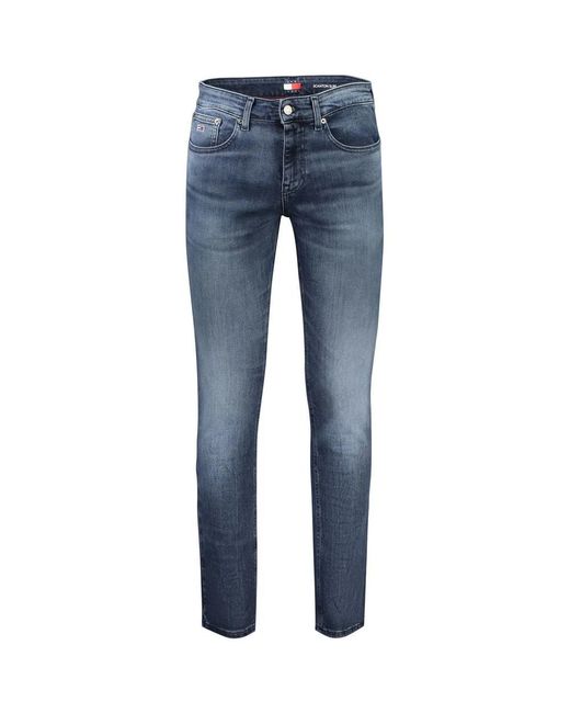 Slim-Fit Jeans Tommy Hilfiger pour homme en coloris Blue