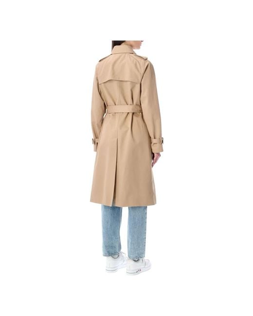 A.P.C. Jassen ,Katoen Greta Trench Coat Buitenkleding in het Natural