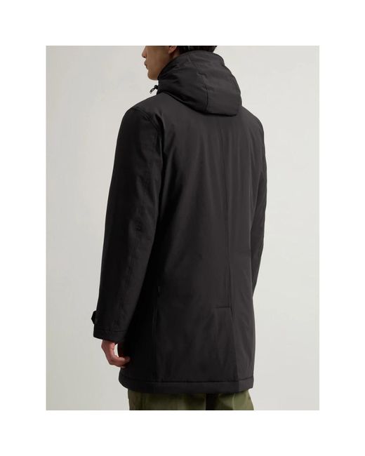 Woolrich Black Parkas for men