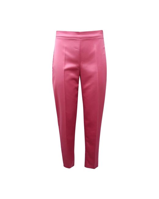 Sandro Ferrone Red Slim-Fit Trousers