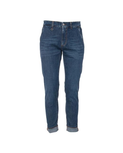 Siviglia Blue Slim Fit Jeans for men