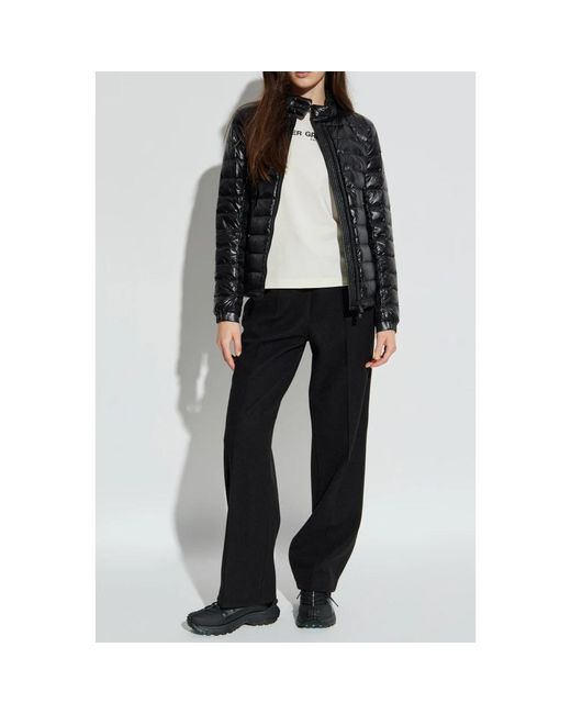 Moncler Jassen ,Zwart ,Satijn Walibi Packable Short Down Jacket in het Black