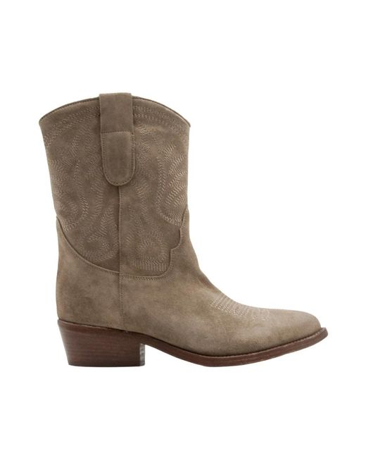 Duccio Del Duca Brown Texan Boot