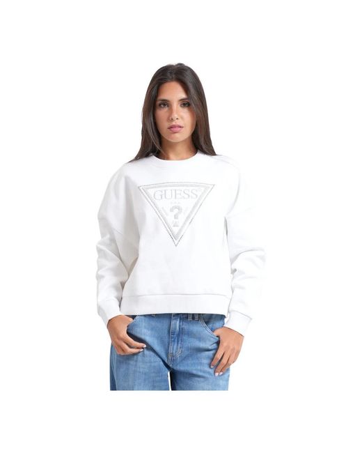 Guess White Pullover