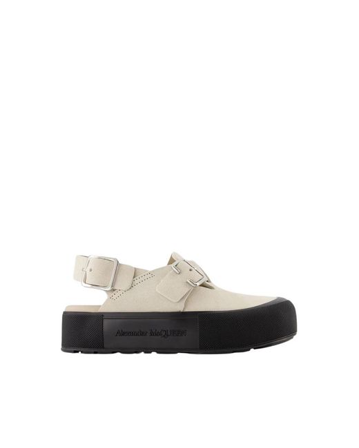 McQueen Oversize Flache Schuhe - Multi - Leder in White für Herren