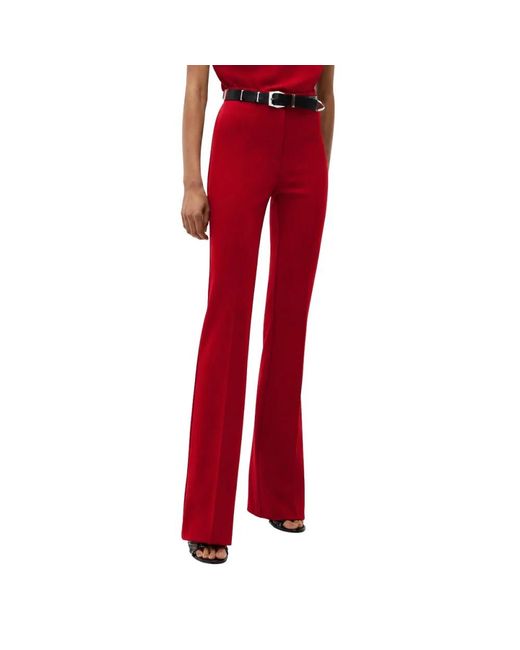 Pinko Red Wide Trousers