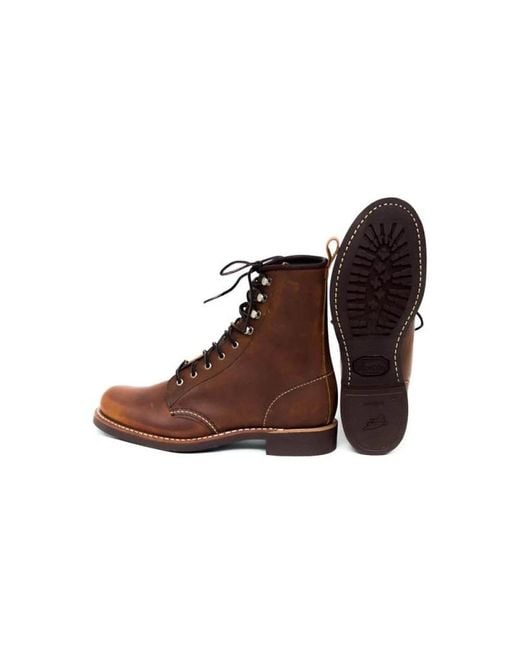 Lace-Up Boots di Red Wing in Brown da Uomo