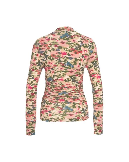 Farm Rio Long Sleeve Tops in het Pink