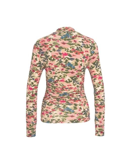 Farm Rio Pink Long Sleeve Tops