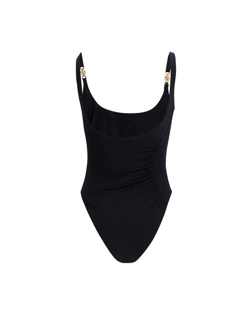 One-Piece Versace de color Black