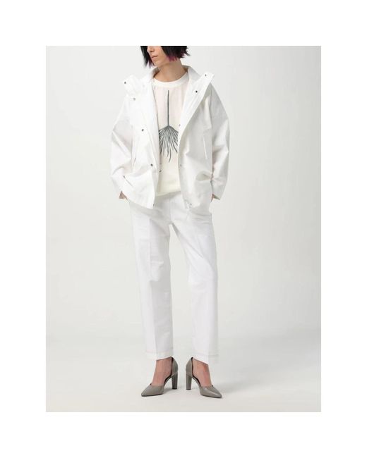 Max Mara White Light Jackets