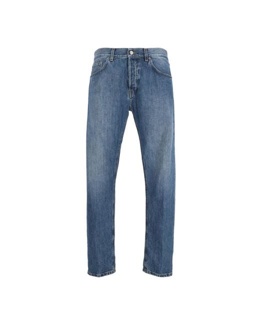 Dondup Blue Straight Fit Jeans for men
